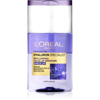 L’Oréal Paris Hyaluron Specialist dvousložkový odličovač voděodolného make-upu s kyselinou hyaluronovou 125 ml