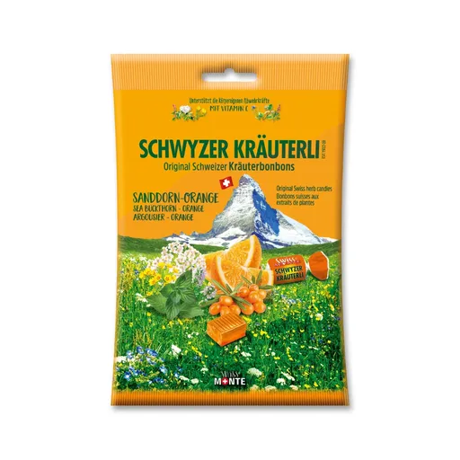 DOMACO Bylinné bonbony - Rakytník+pomeranč 75 g - Green idea