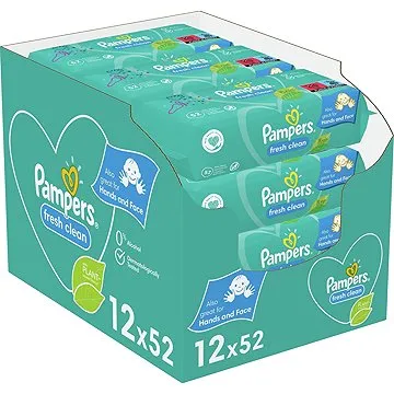 PAMPERS Fresh Clean 12× 52 ks (8001841078441)