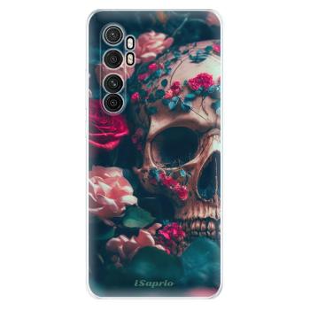 Odolné silikonové pouzdro iSaprio - Skull in Roses - Xiaomi Mi Note 10 Lite