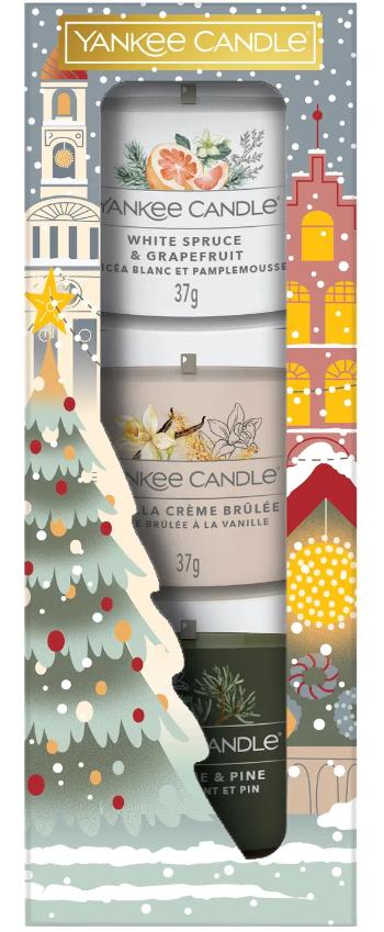 Yankee Candle Dárková sada votivních svíček ve skle 3 ks