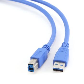 Kabel CABLEXPERT CCP-USB3-AMBM-10 USB A-B 3m 3.0, modrý