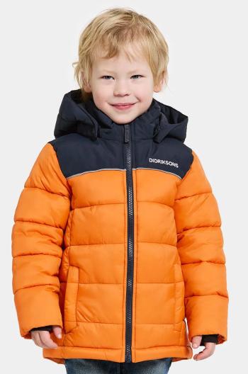 Dětská bunda Didriksons FOX KIDS JACKET oranžová barva, 505522