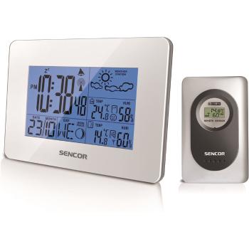 Staţie meteo Sencor SWS 51W, cu senzor wireless, alb