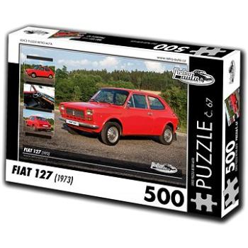 Retro-auta Puzzle č. 67 Fiat 127 (1973) 500 dílků (8594047726679)