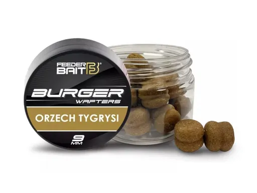 FeederBait Burger Wafters 9mm 25ml - Tygří ořech,FeederBait Burger Wafters 9mm 25ml - Tygří ořech