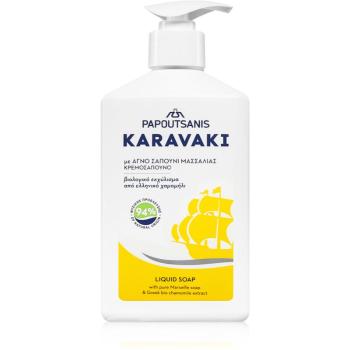 PAPOUTSANIS Karavaki Liquid Soap With Chamomile tekuté mýdlo 330 ml