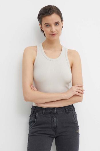 Top Calvin Klein dámský, béžová barva, K20K206554