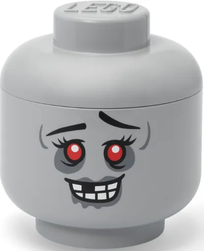 LEGO úložná hlava (velikost L) - zombie