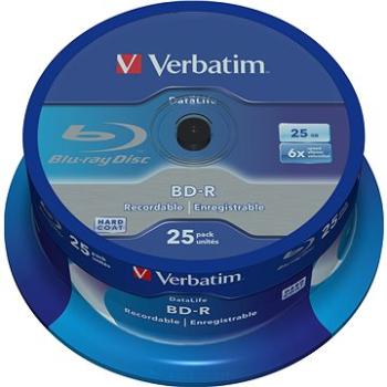 VERBATIM BD-R SL DataLife 25GB, 6x, spindle 25 ks (43837)