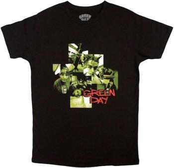 Green Day Tričko Photo Montage Unisex Black S