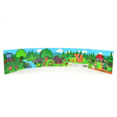 Knížka Leporelo Moje první zvířátka lesní