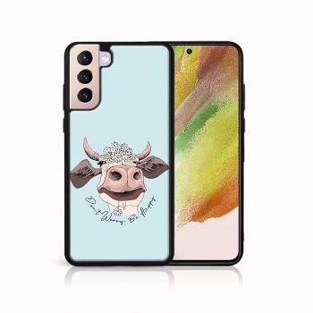 MY ART Ochranný kryt pre Samsung Galaxy S22 5G HAPPY COW (181)