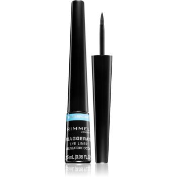 Rimmel Exaggerate Waterproof oční linky odstín 003 Glossy Black 2,5 ml