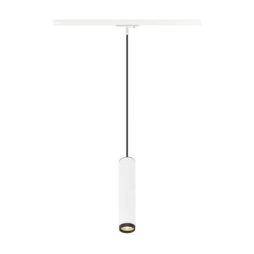 BIG WHITE (SLV) GRIP! L 1~ závěsné svítidlo, GU10, délka závěsu 200cm, 1x max. 6W, bílé / černé 1008469