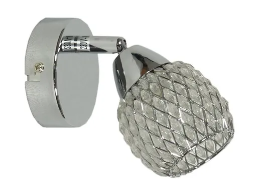 Nástěnná lampa čirá g9 transparentní