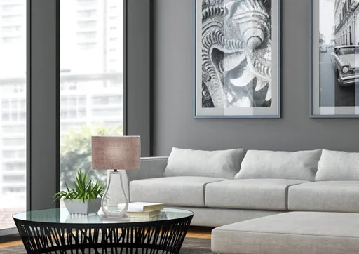 Béžová stolní lampa, 60W E27 Femo