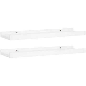 Shumee na zarámované obrázky 2 ks bílé 40×9×3 cm MDF, 323928 (323928)