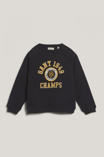 MIKINA GANT 1949 RAGLAN C-NECK EVENING BLUE