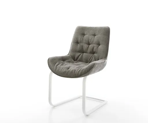 Jídelní židle Taimi-Flex bouclé měkký tmavě béžová konzolová