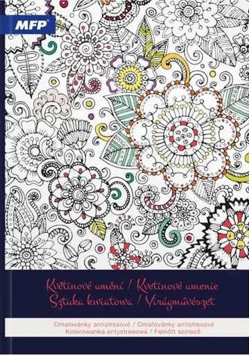 Omalovánky antistresové Květinové umění