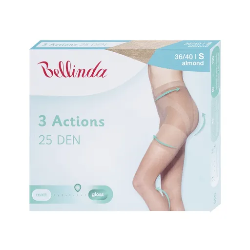 Bellinda Functional dámské formující punčochové kalhoty vel. S 1 ks světle tělové