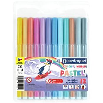 Centropen popisovač 7550/12 Colour World pastel (313469)