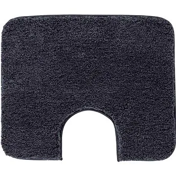 GRUND MELANGE WC předložka s výřezem 50x60 cm, černá (B4102-006004115)