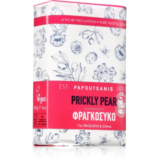 PAPOUTSANIS Prickly Pear tuhé mýdlo 150 g