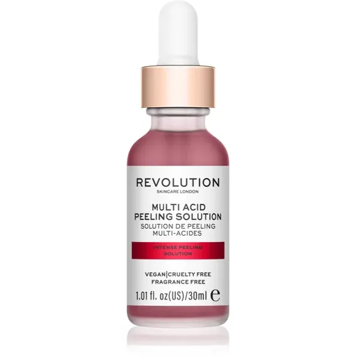 Revolution Skincare Multi Acid Peeling Solution hloubkově čisticí peeling s AHA kyselinami 30 ml