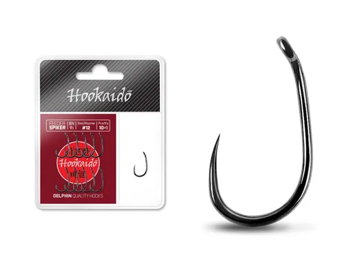 Delphin Háček HKD Feeder Spiker 10+1ks - vel.12,Delphin Háček HKD Feeder Spiker 10+1ks - vel.12