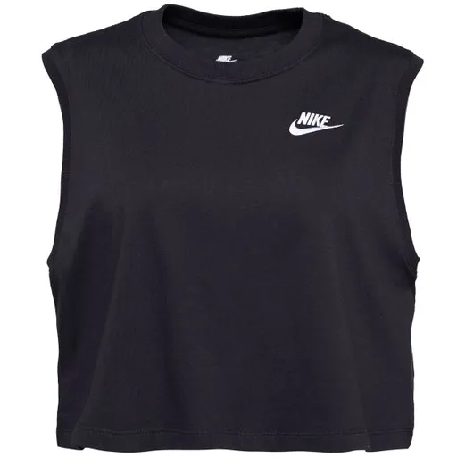 Nike SPORTSWEAR CLUB Dámské tílko, černá, velikost