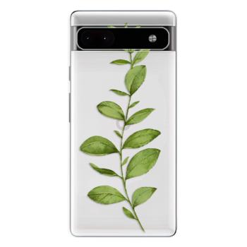 Odolné silikonové pouzdro iSaprio - Green Plant 01 - Google Pixel 6a 5G