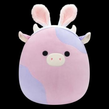 Plyšový mazlíček Squishmallows Kravička s oušky - Patty