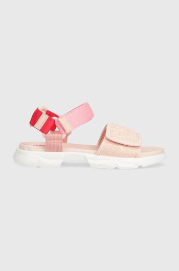 Dětské sandály Pepe Jeans VENTURA SANDAL růžová barva