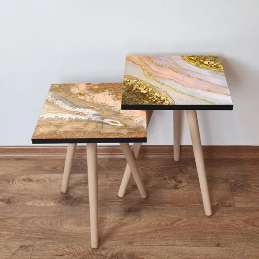 Sada odkládacích stolků (2 kusy) 2Shp423 - Salmon