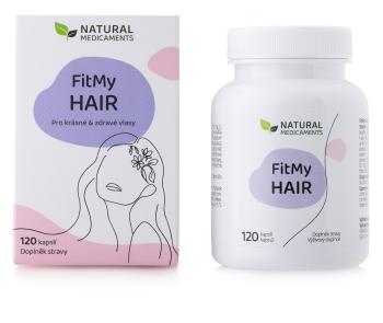 Natural Medicaments FitMy Hair pro zdravé a krásné vlasy 120 kapslí