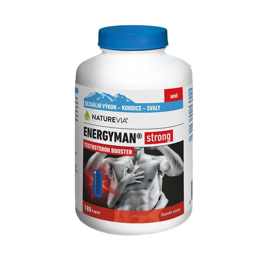 NatureVia Energyman strong 180 kapslí