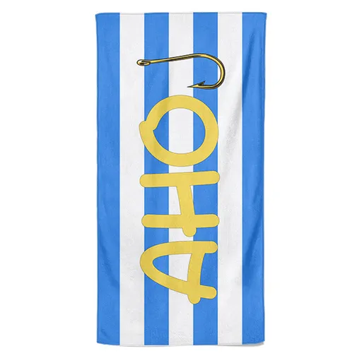 Osuška Ahoj – háček (Velikost osušky: 70x140cm)