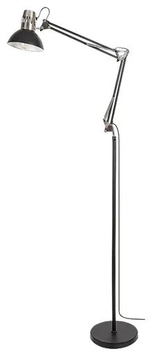 Rabalux Černá stojací lampa Aristeo pro žárovku E27 2196