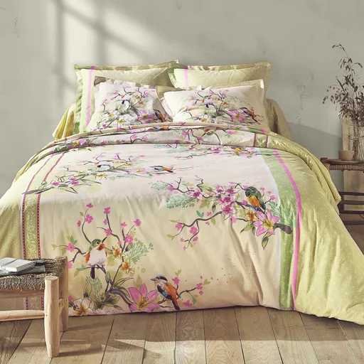 Povlečení Birdy zn. Colombine® s potiskem ptáčků, z bavlny