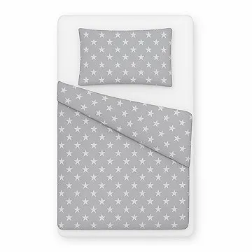 BabyTýpka 3-dílná sada povlečení - Stars White  (8594201221422)