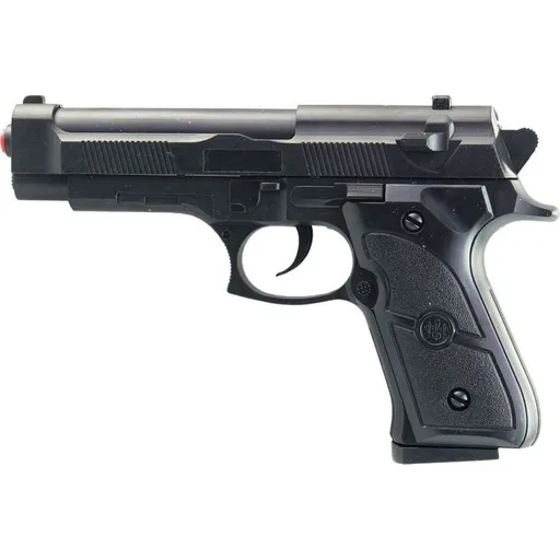 Pistolka na kartě s náhradními kuličkami 18 cm