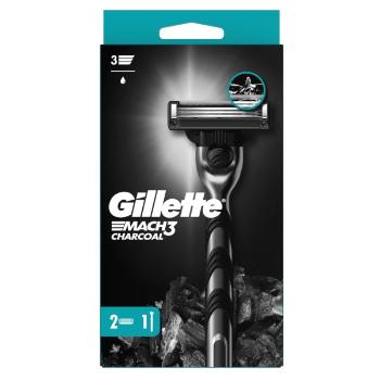 Gillette Holicí strojek Mach3 Charcoal + 2 hlavice