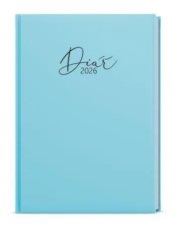 Diář týdenní A5 Oskar lamino pastelo modrý