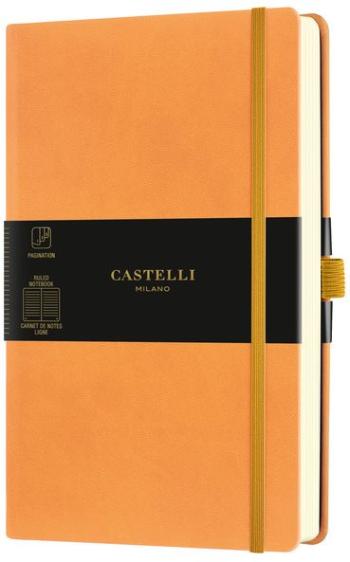 Jegyzetfüzet CASTELLI MILANO Aqua Clementine, M méret