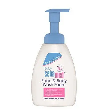 SEBAMED BABY Dětská mycí pěna na obličej a tělo 400 ml (4103040001726)