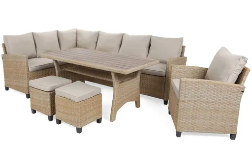 Zahradní sedací souprava 6 ks umělý ratan