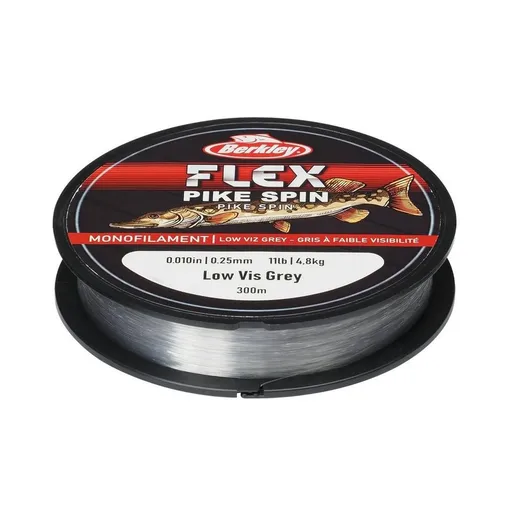 Berkley Vlasec Flex Pike Spin Transparent Grey 300m,Berkley Vlasec Flex Pike Spin Transparent Grey 300m