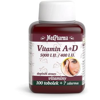 MedPharma Vitamin A+D (5000 m.j./400 m.j.) - 107 tob. (8594045471885)